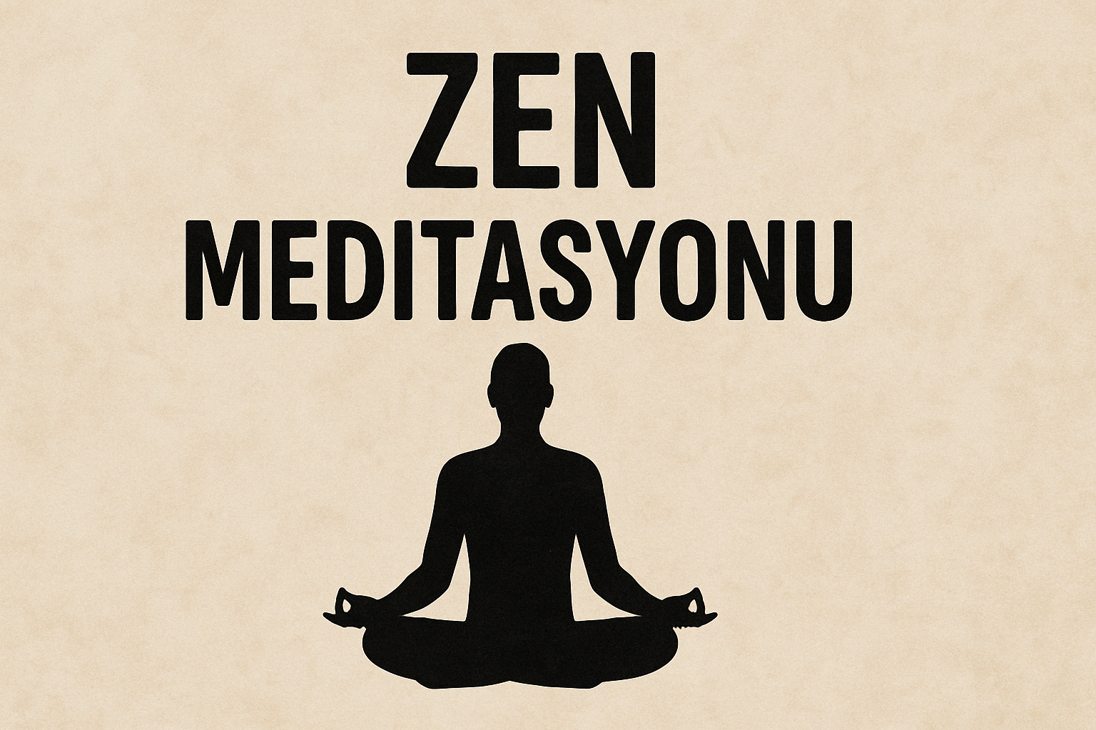 zen meditayonu figürü